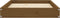 vidaXL - Hondenmand - 71,5x54x9 - cm - massief - grenenhout - honingbruin
