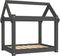 vidaXL - Hondenmand - 71x55x70 - cm - massief - grenenhout - grijs