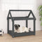 vidaXL - Hondenmand - 71x55x70 - cm - massief - grenenhout - grijs