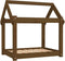 vidaXL - Hondenmand - 71x55x70 - cm - massief - grenenhout - honingbruin
