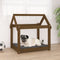 vidaXL - Hondenmand - 71x55x70 - cm - massief - grenenhout - honingbruin