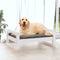 vidaXL - Hondenmand - 75,5x55,5x28 - cm - massief - grenenhout - wit