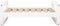 vidaXL - Hondenmand - 75,5x55,5x28 - cm - massief - grenenhout - wit