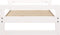 vidaXL - Hondenmand - 75,5x55,5x28 - cm - massief - grenenhout - wit