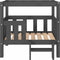 vidaXL - Hondenmand - 75,5x63,5x70 - cm - massief - grenenhout - grijs