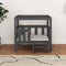 vidaXL - Hondenmand - 75,5x63,5x70 - cm - massief - grenenhout - grijs