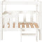 vidaXL - Hondenmand - 75,5x63,5x70 - cm - massief - grenenhout - wit