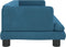 vidaXL - Hondenmand - 80x45x30 - cm - fluweel - blauw
