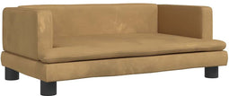vidaXL - Hondenmand - 80x45x30 - cm - fluweel - bruin