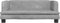 vidaXL - Hondenmand - 80x45x30 - cm - fluweel - lichtgrijs
