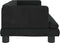vidaXL - Hondenmand - 80x45x30 - cm - fluweel - zwart