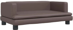 vidaXL - Hondenmand - 80x45x30 - cm - kunstleer - bruin