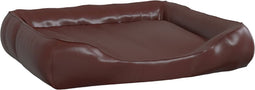 vidaXL - Hondenmand - 80x68x23 - cm - kunstleer - bruin