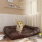 vidaXL - Hondenmand - 80x68x23 - cm - kunstleer - bruin