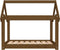 vidaXL - Hondenmand - 81x60x70 - cm - massief - grenenhout - honingbruin