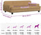 vidaXL - Hondenmand - 90x53x30 - cm - fluweel - bruin