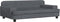 vidaXL - Hondenmand - 90x53x30 - cm - fluweel - donkergrijs