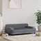 vidaXL - Hondenmand - 90x53x30 - cm - fluweel - donkergrijs