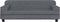 vidaXL - Hondenmand - 90x53x30 - cm - fluweel - donkergrijs