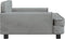vidaXL - Hondenmand - 90x53x30 - cm - fluweel - lichtgrijs