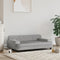 vidaXL - Hondenmand - 90x53x30 - cm - fluweel - lichtgrijs