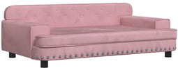 vidaXL - Hondenmand - 90x53x30 - cm - fluweel - roze