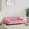 vidaXL - Hondenmand - 90x53x30 - cm - fluweel - roze