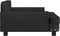 vidaXL - Hondenmand - 90x53x30 - cm - fluweel - zwart