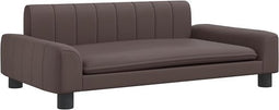 vidaXL - Hondenmand - 90x53x30 - cm - kunstleer - bruin