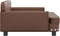 vidaXL - Hondenmand - 90x53x30 - cm - kunstleer - bruin