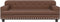 vidaXL - Hondenmand - 90x53x30 - cm - kunstleer - bruin