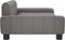 vidaXL - Hondenmand - 90x53x30 - cm - kunstleer - grijs