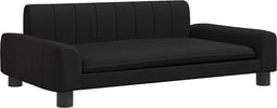 vidaXL - Hondenmand - 90x53x30 - cm - kunstleer - zwart