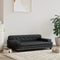 vidaXL - Hondenmand - 90x53x30 - cm - kunstleer - zwart