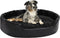 vidaXL - Hondenmand - 90x79x20 - cm - pluche - en - kunstleer - zwart
