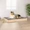 vidaXL - Hondenmand - 91,5x64x9 - cm - massief - grenenhout