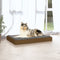 vidaXL - Hondenmand - 91,5x64x9 - cm - massief - grenenhout - honingbruin