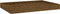 vidaXL - Hondenmand - 91,5x64x9 - cm - massief - grenenhout - honingbruin