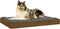 vidaXL - Hondenmand - 91,5x64x9 - cm - massief - grenenhout - honingbruin