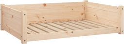 vidaXL - Hondenmand - 95,5x65,5x28 - cm - massief - grenenhout