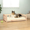 vidaXL - Hondenmand - 95,5x65,5x28 - cm - massief - grenenhout