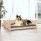 vidaXL - Hondenmand - 95,5x65,5x28 - cm - massief - grenenhout