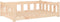 vidaXL - Hondenmand - 95,5x65,5x28 - cm - massief - grenenhout