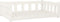 vidaXL - Hondenmand - 95,5x65,5x28 - cm - massief - grenenhout - wit