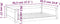 vidaXL - Hondenmand - 95,5x65,5x28 - cm - massief - grenenhout - wit