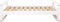 vidaXL - Hondenmand - 95,5x65,5x28 - cm - massief - grenenhout - wit