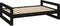 vidaXL - Hondenmand - 95,5x65,5x28 - cm - massief - grenenhout - zwart