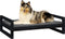 vidaXL - Hondenmand - 95,5x65,5x28 - cm - massief - grenenhout - zwart