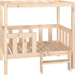 vidaXL - Hondenmand - 95,5x73,5x90 - cm - massief - grenenhout