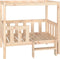 vidaXL - Hondenmand - 95,5x73,5x90 - cm - massief - grenenhout